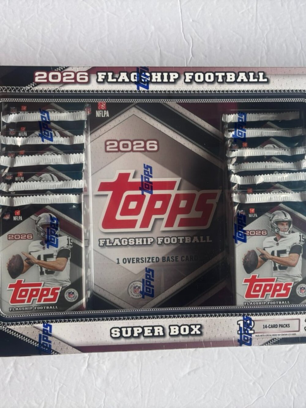 NEW 2026 Topps NFL Flagship Football Super Box - 147 Cards